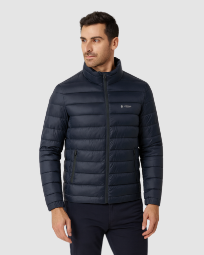 Veste Matelassée Homme Légère – Élégance Décontractée et Protection Coupe-Vent