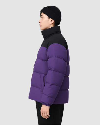 Doudoune Bicolore Homme – Isolation Thermique & Style Moderne