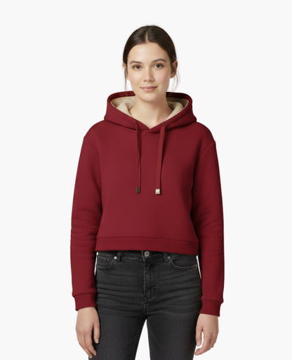 Sweat à Capuche Femme | Doublé en Polaire, Chaud et Confortable