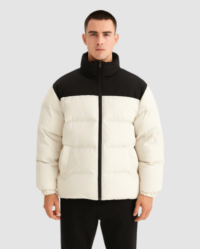 Doudoune Bicolore Homme – Isolation Thermique & Style Moderne