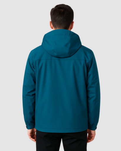Veste Softshell Homme – Imperméable et Coupe-Vent avec Capuche Ajustable