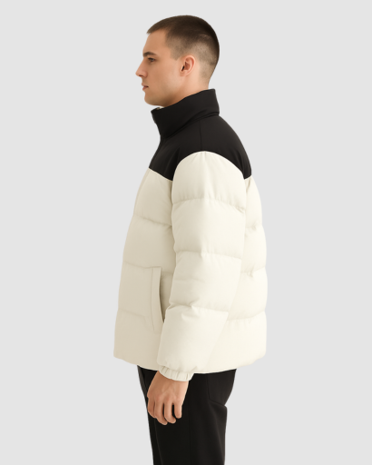 Doudoune Bicolore Homme – Isolation Thermique & Style Moderne