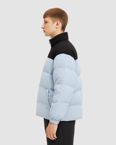 Doudoune Bicolore Homme – Isolation Thermique & Style Moderne