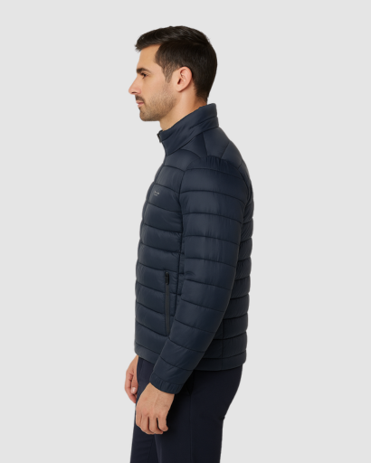 Veste Matelassée Homme Légère – Élégance Décontractée et Protection Coupe-Vent