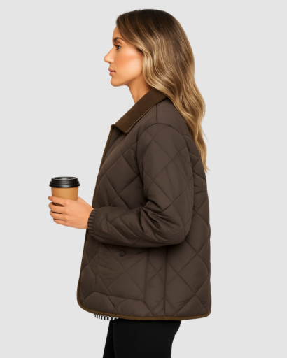 Veste Matelassée Femme – Élégance Rétro & Confort Moderne