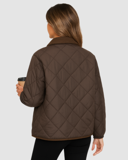 Veste Matelassée Femme – Élégance Rétro & Confort Moderne