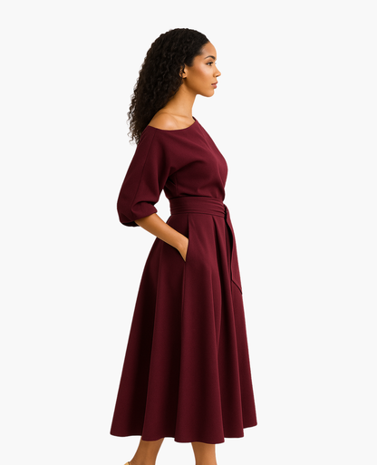 Robe Élégante Épaules Dénudées | Fluide, Chic et Féminine
