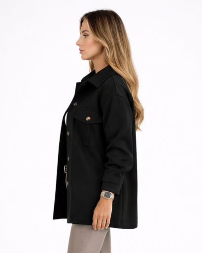 Surchemise femme – boutons et poches poitrine