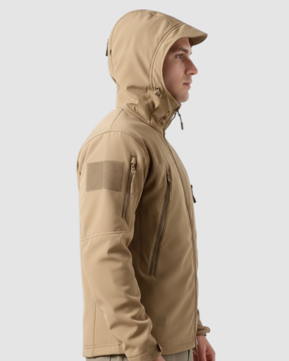Veste Tactique Homme - Blouson Militaire avec Capuche