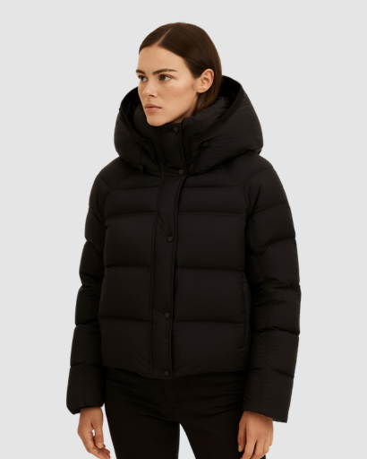 Parka Doudoune Courte Femme – Style Puffer Compact et Ultra-Chaud