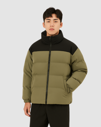 Doudoune Bicolore Homme – Isolation Thermique & Style Moderne