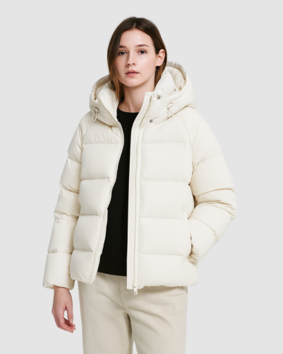 Parka Doudoune Courte Femme – Style Puffer Compact et Ultra-Chaud