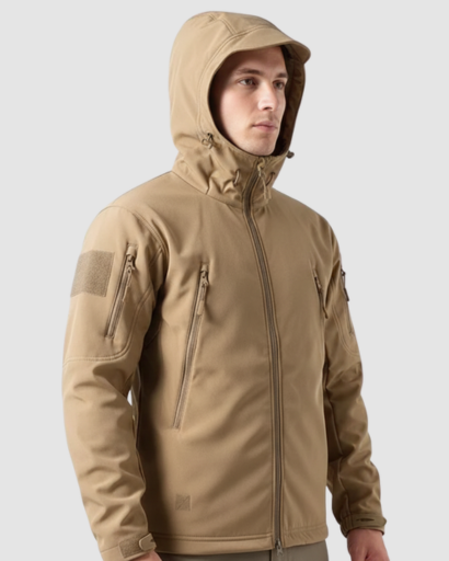 Veste Tactique Homme - Blouson Militaire avec Capuche