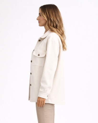 Surchemise femme – boutons et poches poitrine