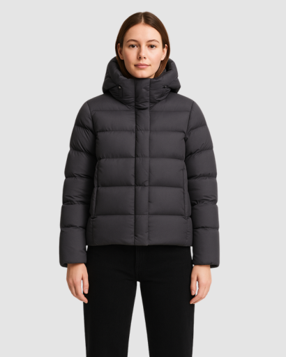 Parka Doudoune Courte Femme – Style Puffer Compact et Ultra-Chaud