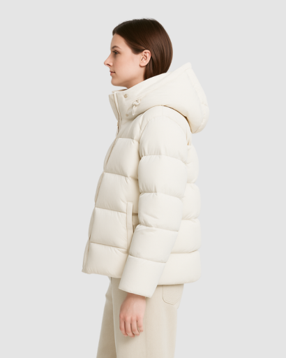 Parka Doudoune Courte Femme – Style Puffer Compact et Ultra-Chaud