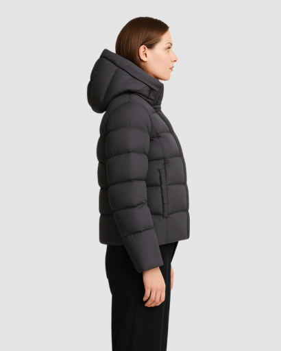 Parka Doudoune Courte Femme – Style Puffer Compact et Ultra-Chaud