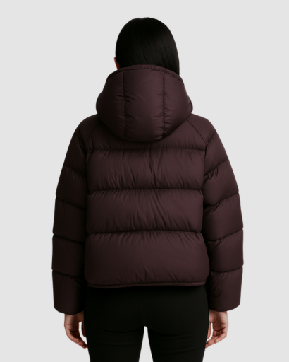 Parka Doudoune Courte Femme – Style Puffer Compact et Ultra-Chaud