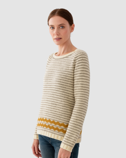 Pull Rayé Femme – Style Casual Chic et Confort au Quotidien