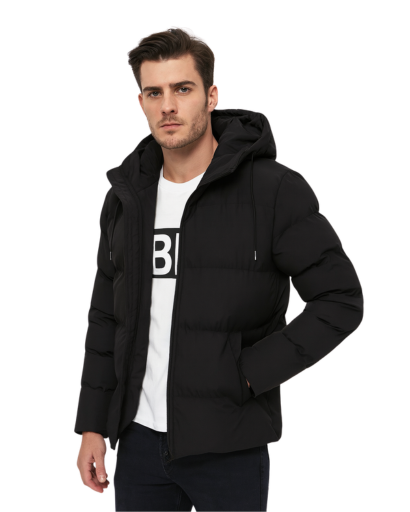 Parka Matelassée à Capuche pour Homme | Isolation Thermique et Protection Imperméable