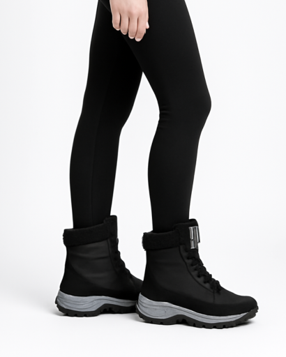 Bottes de Neige pour Femme Doublées en Polaire