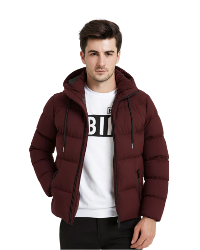 Parka Matelassée à Capuche pour Homme | Isolation Thermique et Protection Imperméable