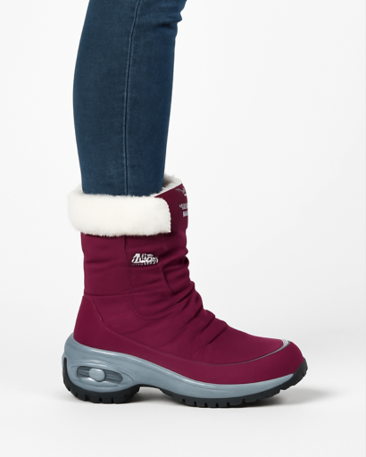 Bottes de Neige pour Femme Doublées en Polaire