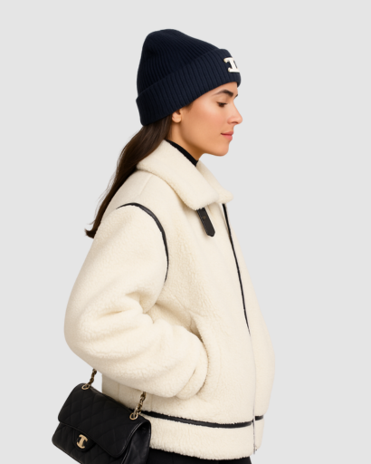 Manteau Teddy Femme – Coupe Oversize et Tissu Fluffy Ultra Doux