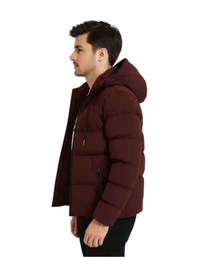 Parka Matelassée à Capuche pour Homme | Isolation Thermique et Protection Imperméable