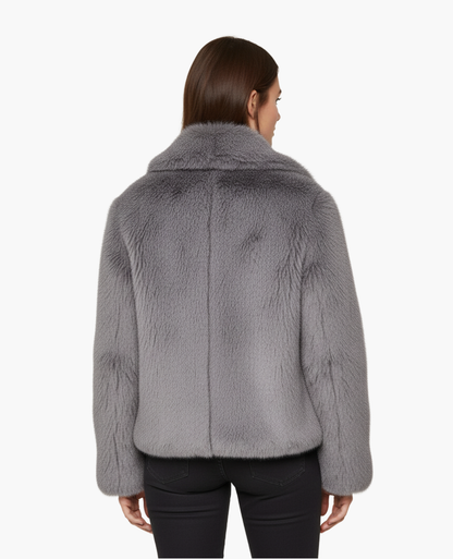 Manteau Femme Fourrure Synthétique | Élégance Classique et Douceur Luxe