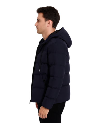 Parka Matelassée à Capuche pour Homme | Isolation Thermique et Protection Imperméable