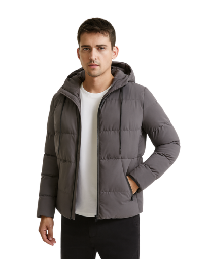 Parka Matelassée à Capuche pour Homme | Isolation Thermique et Protection Imperméable