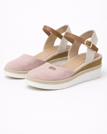 Espadrilles Compensées Femme Brides Croisées
