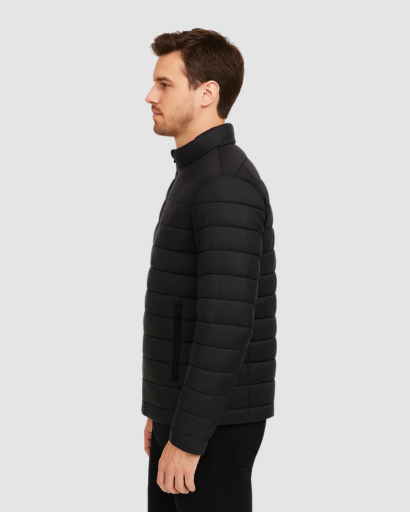 Veste Matelassée Homme Légère – Élégance Décontractée et Protection Coupe-Vent