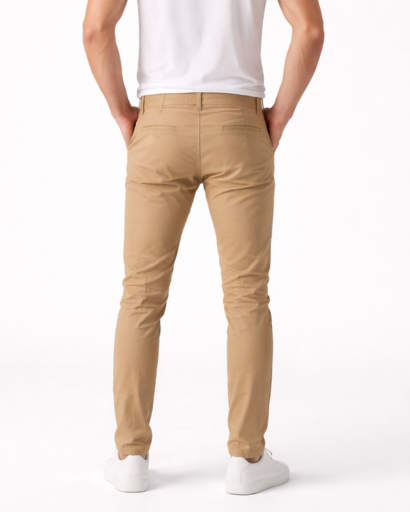 Pantalon homme coupe slim – pantalon casual élégant et moderne