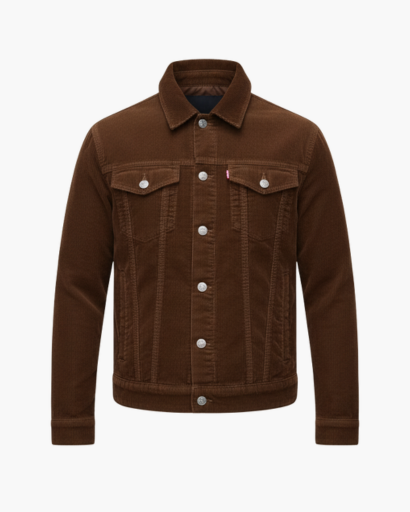 Veste Homme Velours Côtelé – Style Vintage Coupe Slim Élégante | Chic Automne Hiver