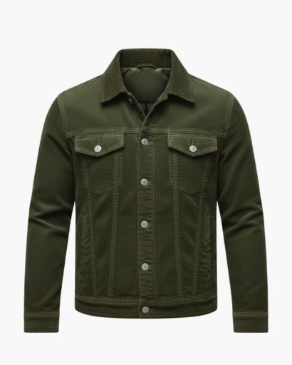 Veste Homme Velours Côtelé – Style Vintage Coupe Slim Élégante | Chic Automne Hiver