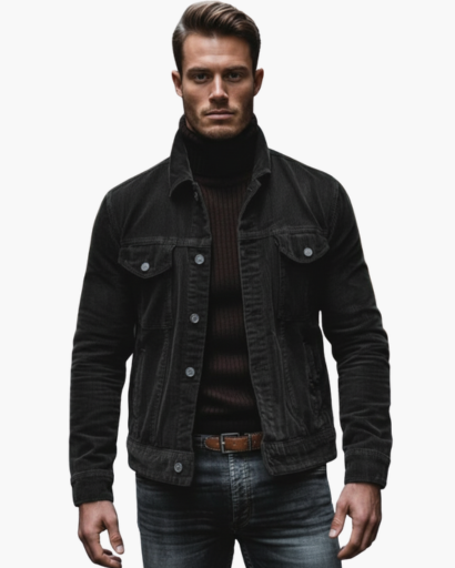 Veste Homme Velours Côtelé – Style Vintage Coupe Slim Élégante | Chic Automne Hiver