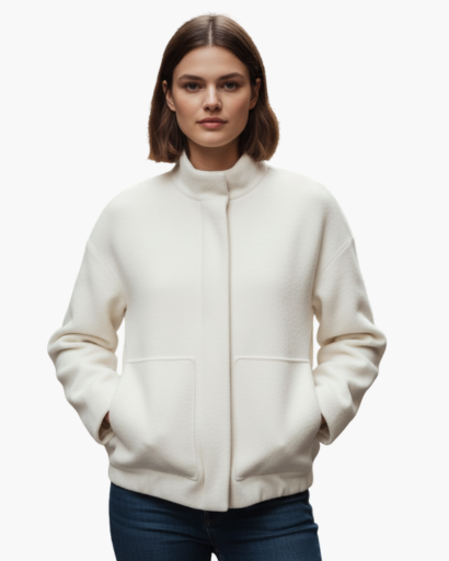 Veste Femme Teddy Fleece Coupe Ample – Style Doux & Moderne | Confort Automne Hiver