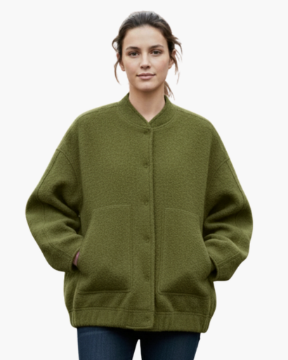Veste Femme Teddy Fleece Coupe Ample – Style Doux & Moderne | Confort Automne Hiver