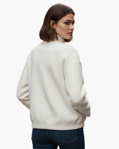 Veste Femme Teddy Fleece Coupe Ample – Style Doux & Moderne | Confort Automne Hiver