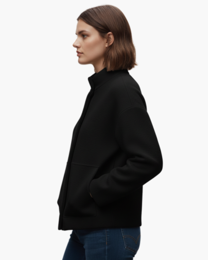 Veste Femme Teddy Fleece Coupe Ample – Style Doux & Moderne | Confort Automne Hiver