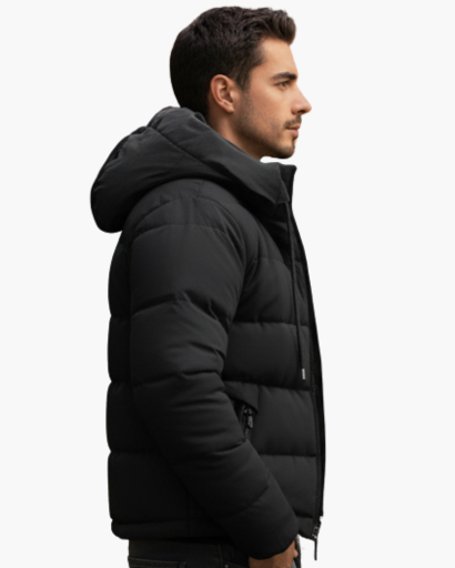 Doudoune Homme Classique à Capuche