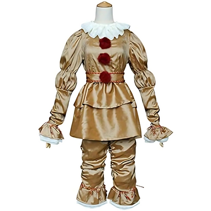 Costume clown vintage - détail bouffant