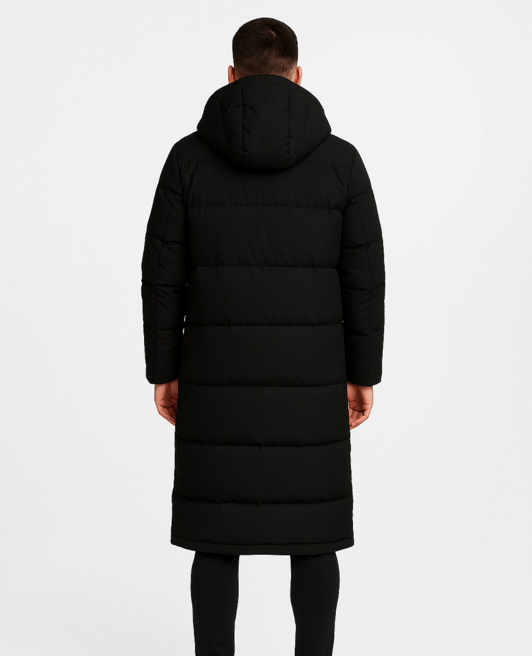 Manteau Long Matelassé à Capuche | Confort Thermique et Élégance Moderne
