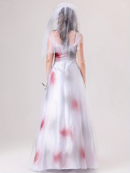 Robe mariée fantomatique - vue de profil