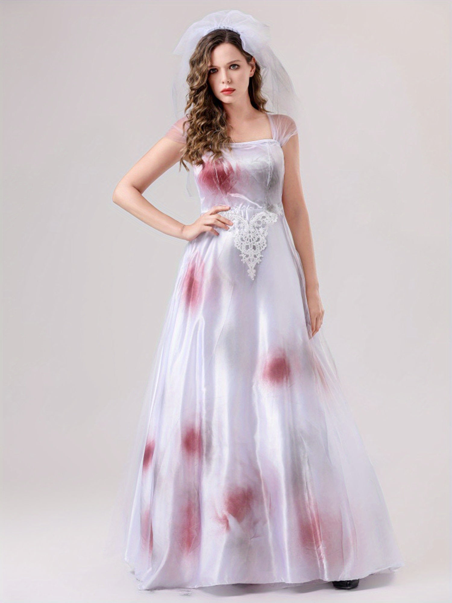 Robe mariée fantomatique - détail voile