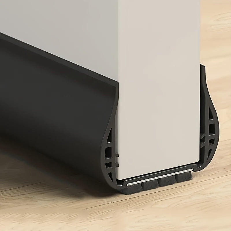 Bloqueur de porte ajustable anti-courants d'air, coloris Noir