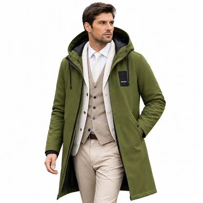 Veste imperméable femme, coloris vert, vue studio