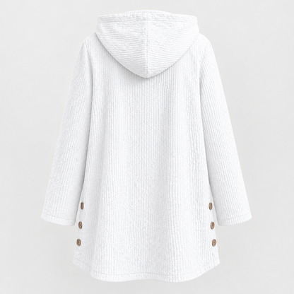 manteau femme blanc, vue de dos